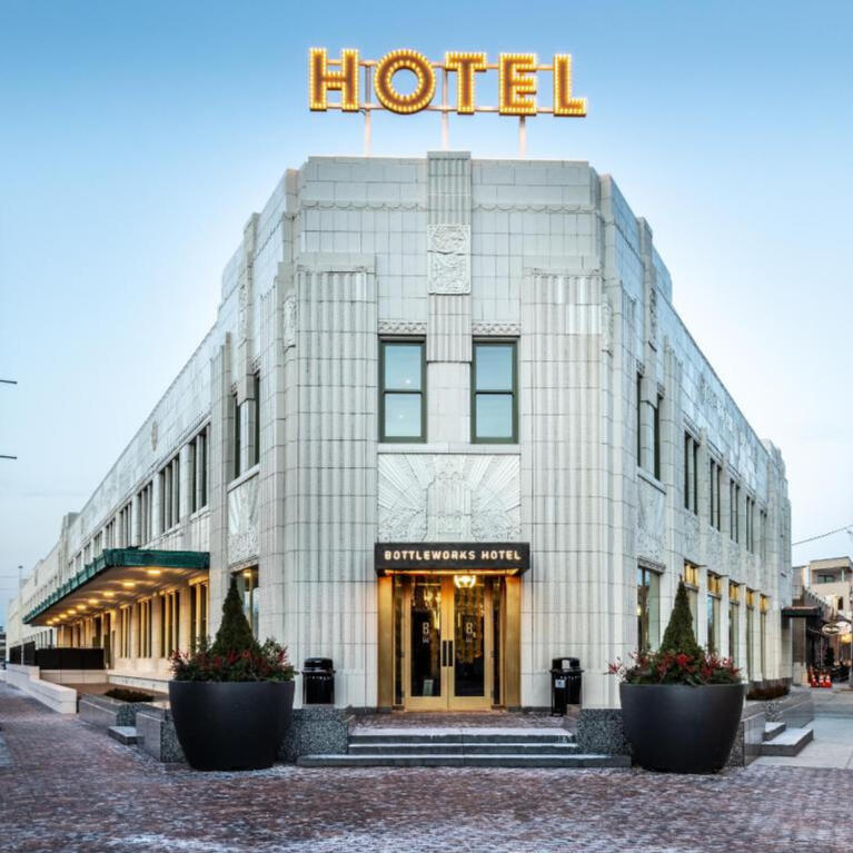 Bottleworks Hotel Entrance